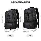 Men's Travel Backpack Outdoor Waterproof Expandable Rucksack Large Capacity Laptop  Backpack Outdoor Hiking Mountaineering Bags