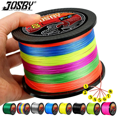 JOSBY 8-Strand PE Braided Line (100-1000m)
