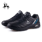 Men’s Outdoor Leather Sneakers – Casual Fashion Sports Shoes Large Size Comfort Trainers