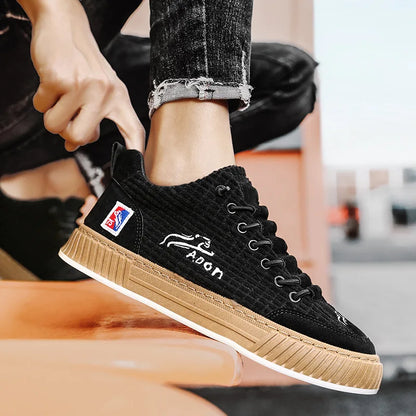 Men’s Designer Casual Sneakers – Comfort Platform Vulcanized Shoes, Fashion Streetwear Trainers