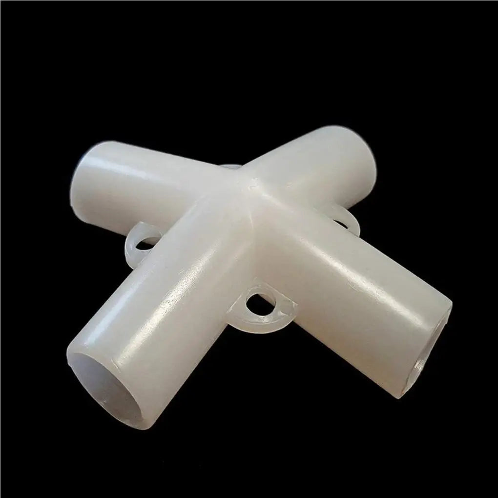 Straight Elbow Cross Connectors Canopy Awning Tent Pipe 5-Way Corner Furniture Supplies for Mountaineering Campers