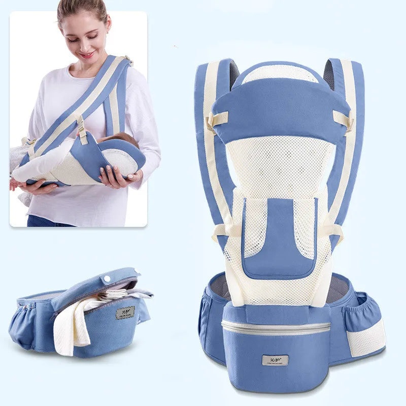 Ergonomic Backpack Baby Carrier Baby Hipseat Carrier carrying for children Baby Wrap Sling for Baby Travel 0-48 Months Useable