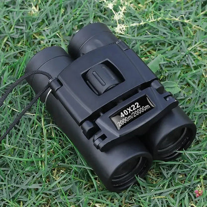 40x22 HD Binoculars with BAK4 FMC: 2000M Long Range Folding Mini Telescope, Ideal for Hunting, Sports, Camping & Travel