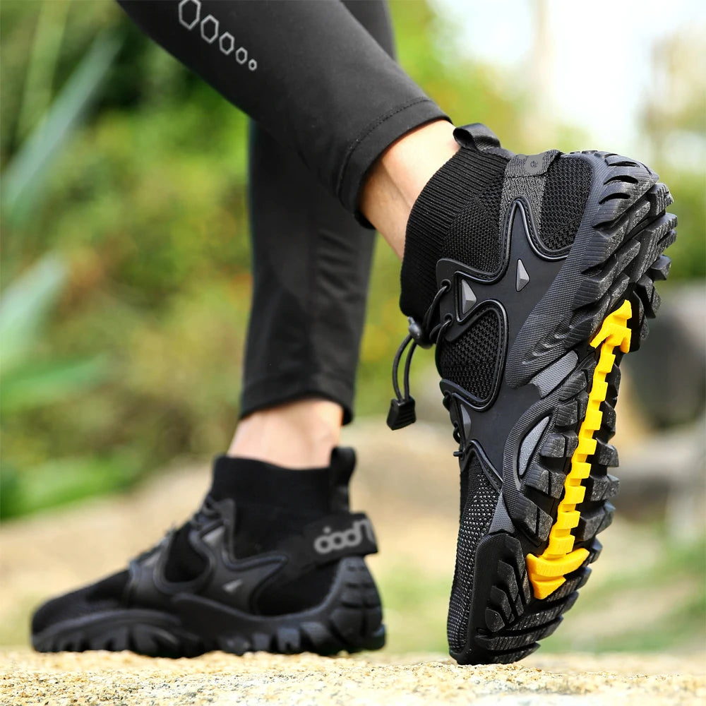 Oiaano Man Black Shoes Summer Men Casual Beach Outdoor Water Breathable Trekking Fashion Hiking Stability And Comfort Sport