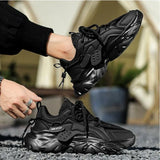 Men’s Casual Platform Sneakers – Breathable, Comfortable & Hard-Wearing Running Shoes