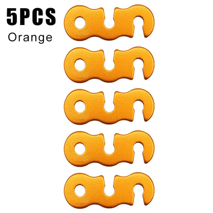 Adjustable S-Type Tent Rope Tensioners – 1 to 30 Pack