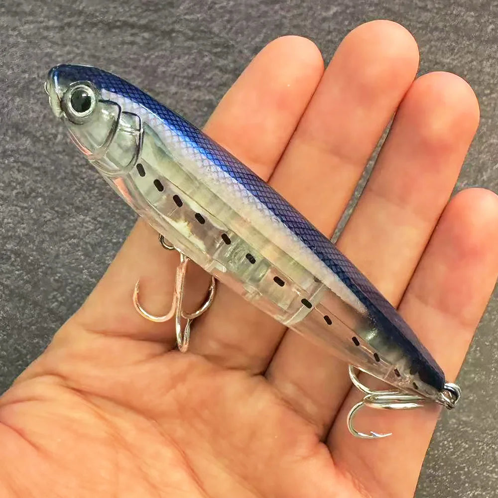 GOBAIT Floating Pencil Topwater Lure, 10cm Walk-the-Dog