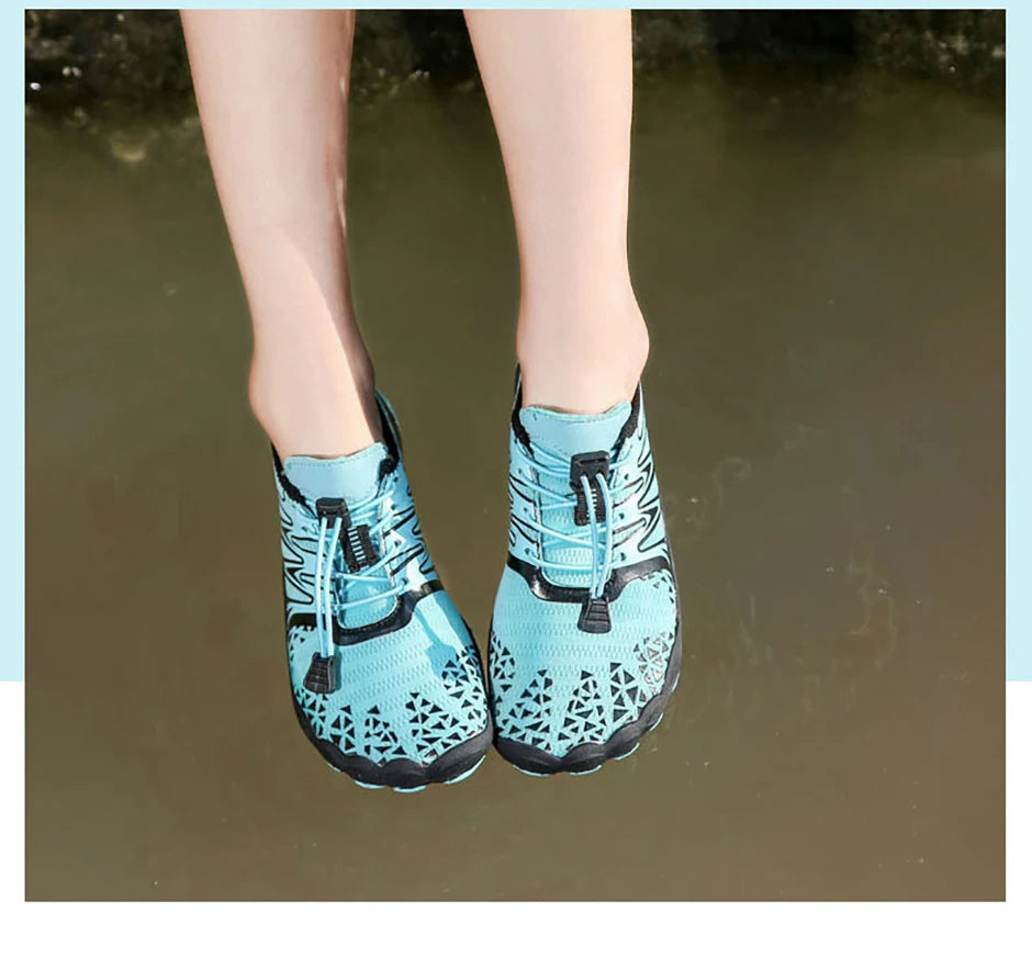 EOCENE Men Women Barefoot Outdoor Sports Aqua Shoes Quick-dry Beach Swimming Fitness Wading Hiking Cycling Water Sneakers Shoes