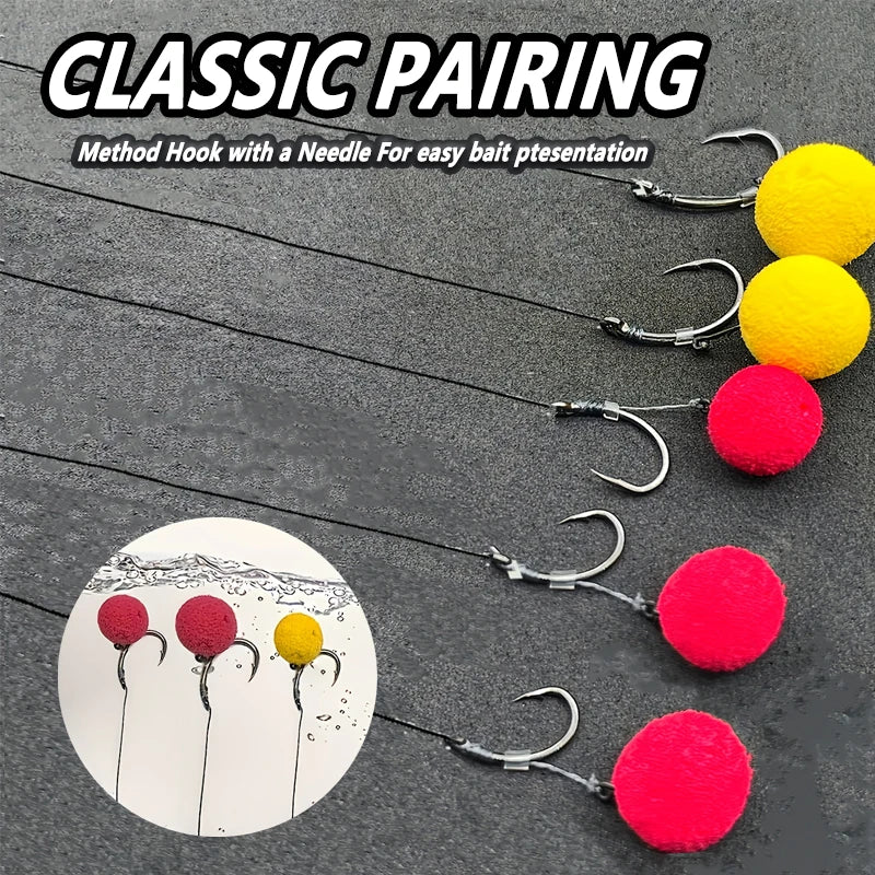 Pre-Tied Carp Hair Rigs (Sizes 6-12)