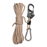 Tent Rope Tensioner Core Lanyard Adjuster Strong Load-bearing Compact Size Portable Reusable Tent Rope Adjuster Camping Gear