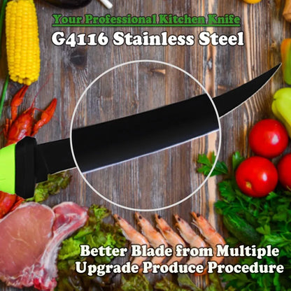 Stainless Steel Fillet & Boning Knife with Sheath