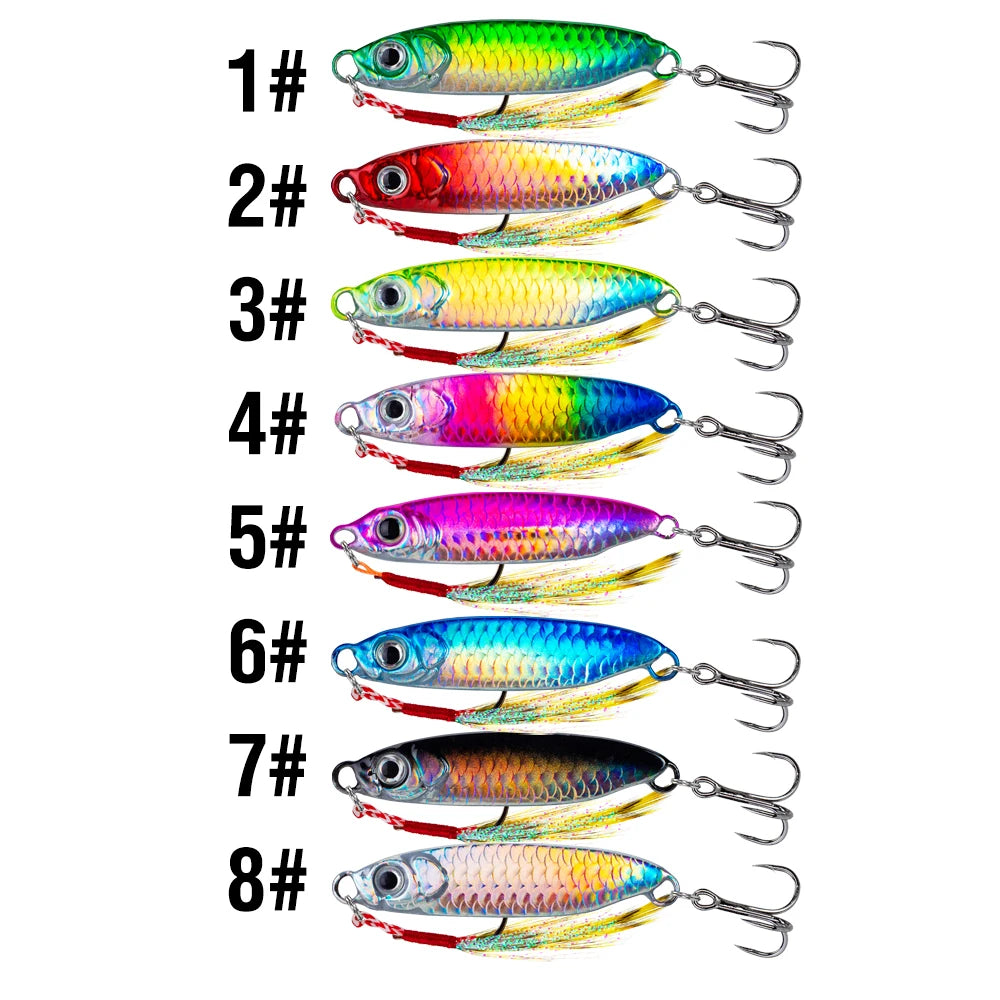 akakuma Metal Jig Lure Kit (8 Pack)