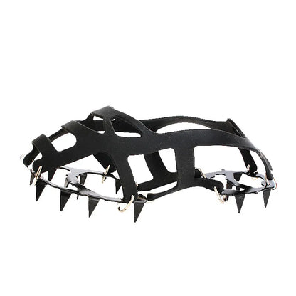 шипы для сапог 1 Pair 18 Teeth Anti-Slip Ice Snow Grips Shoe Boot Traction Cleat Spikes Crampon Shoes Boots Covers steigeisen