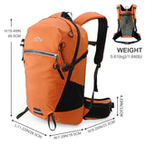 Hydration backpack, 25L hiking backpack, hiking water backpack for men and women lightweight hydration bag, suitable for hiking,