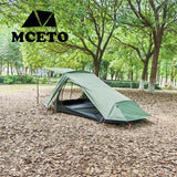 2 People Camping Tent Ultra Light Hiking Backpack Tent Dual Layer Waterproof Outdoor Travel Tunnel Tent  Portable Trekking Tent