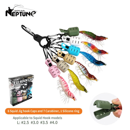 ilure Squid Jig Hook Covers (6 Pack)