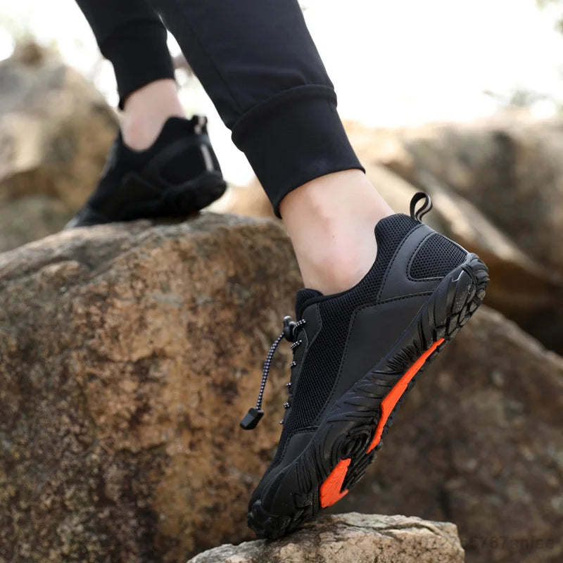 Men’s Minimalist Trail Running Barefoot Shoes – Wide Toe Box, Zero Drop, Aqua Sock Shoes for Hiking, Kayaking & Surfing