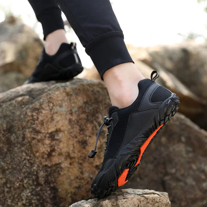 Men’s Minimalist Trail Running Barefoot Shoes – Wide Toe Box, Zero Drop, Aqua Sock Shoes for Hiking, Kayaking & Surfing