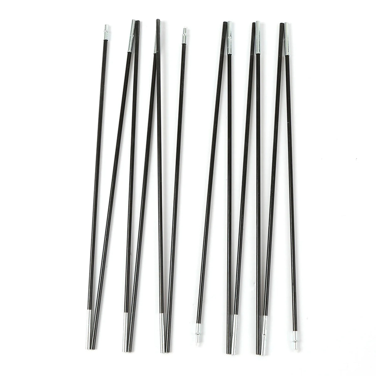 3.26m/3.4m/3.9m Camping Tent Rod 1 Pair 12 Pcs Glass Fiber Tent Arc Poles Replacement for Outdoor Equipment Accessories