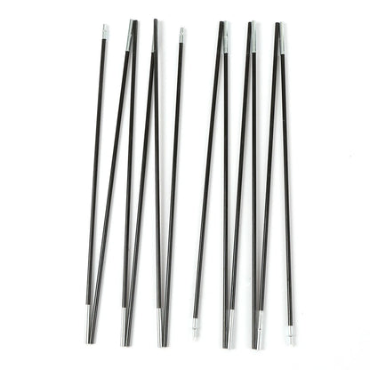 3.26m/3.4m/3.9m Camping Tent Rod 1 Pair 12 Pcs Glass Fiber Tent Arc Poles Replacement for Outdoor Equipment Accessories