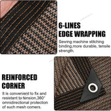 Garden Shade Cloth with Grommets Shade Cloth Sun Shade Fabric Shade Cover for Patio Garden Pergola Shade Cover Canopy Greenhouse