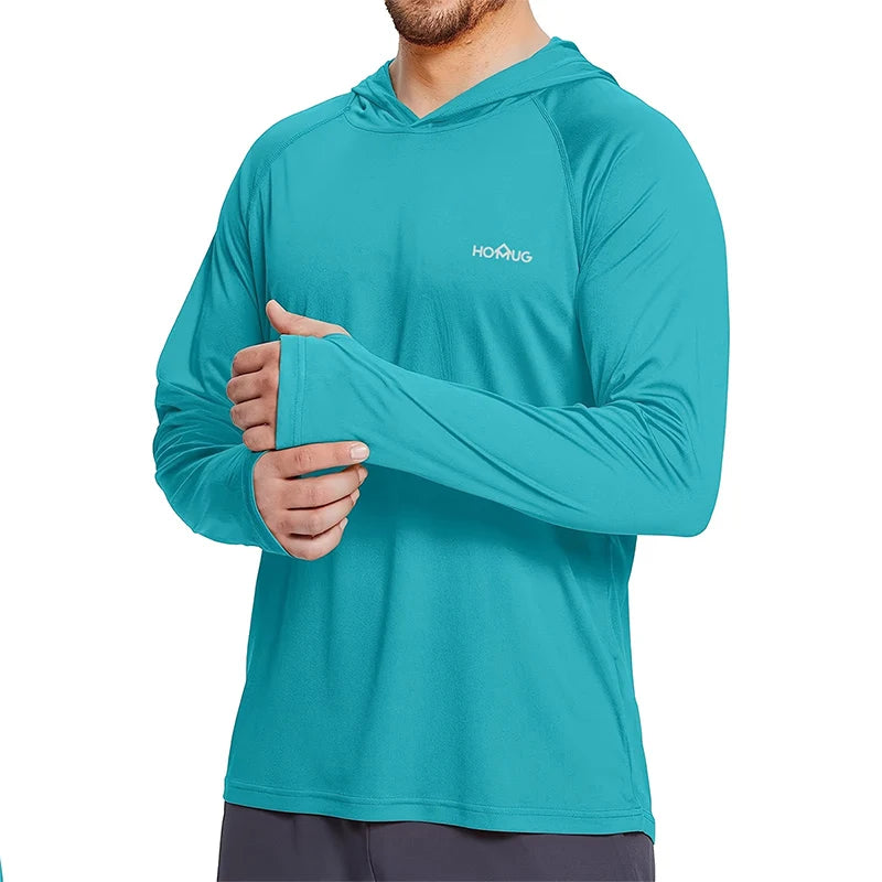 Mens UPF50+ Performance Hoodie Tee
