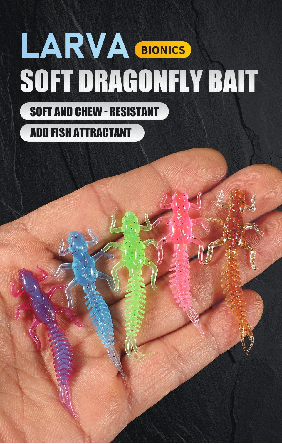 Supercontinent Larva Soft Lures