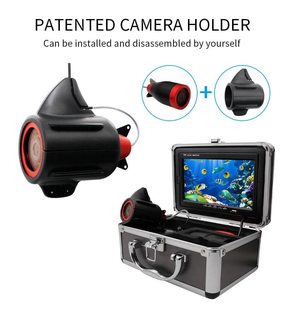 Erchang 7 Inch HD Ice Fishing Camera with Infrared Night Vision
