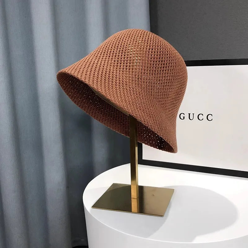 Wide Brim Bucket Hat for Women