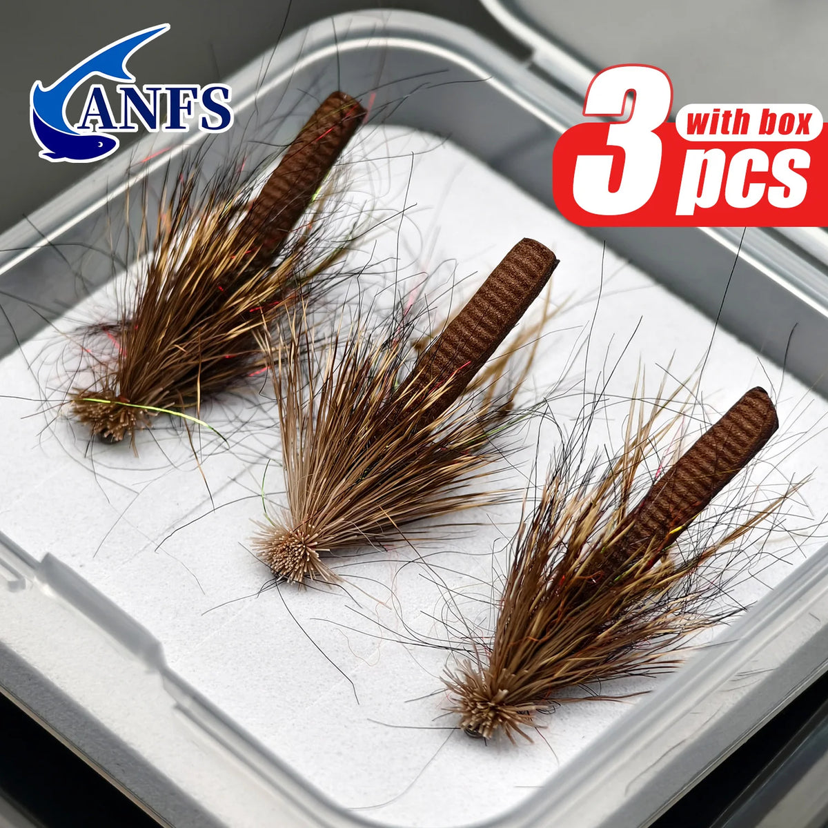 ANFS Hand-Tied Mayfly Dry Flies (3 Pack)