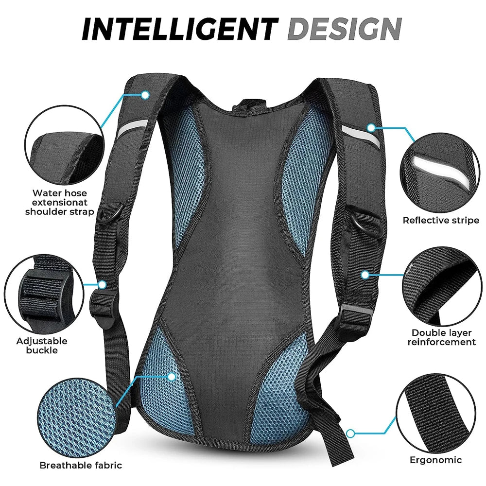 Outdoor Sports Hiking Cycling BackBag 5L Waterproof Bicycle Bag Mountaineering Travel Backpack Men And Women Backpack Riding Bag