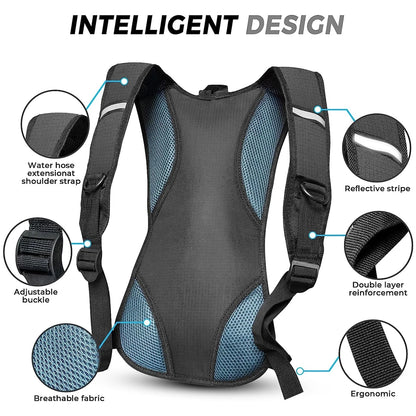 Outdoor Sports Hiking Cycling BackBag 5L Waterproof Bicycle Bag Mountaineering Travel Backpack Men And Women Backpack Riding Bag