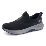Men’s Lightweight Walking Shoes – Casual Slip-On Sneakers with Breathable Fly Woven Mesh, Comfortable Everyday Footwear