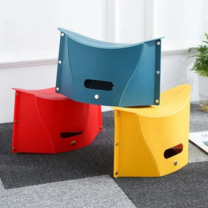 Lightweight Plastic Portable Folding Stool Outdoor Chairs Portable Stool for Camping Storage Stool Storage Stool Folding Chair
