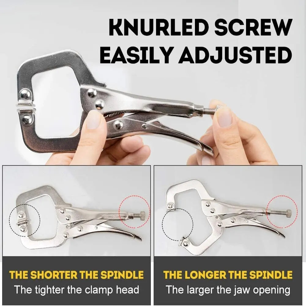 AIRAJ 7 inch Multifunctional Pliers, Locking pliers Carbon Steel Electrician, Anti Slip Maintenance, Durable Manual Tool