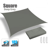 3.6/3/2M Square Shade Sails Waterproof Rectangle Canopy Sun Shelter for Patio Pergola Yard Backyard Cover Awning Cloth Screen