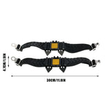4-Teeth Outdoor Climbing Crampons | Anti-Slip Ice & Snow Spikes for Shoes | Winter Hiking, Skiing & Mountaineering Grippers