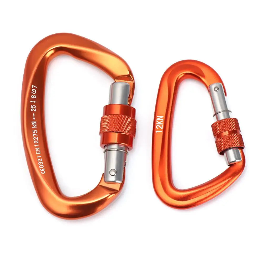 Quality Aluminum Security Master Lock Accessories Mountaineering Protective Equipment Professional Carabiner Climbing Key Hooks