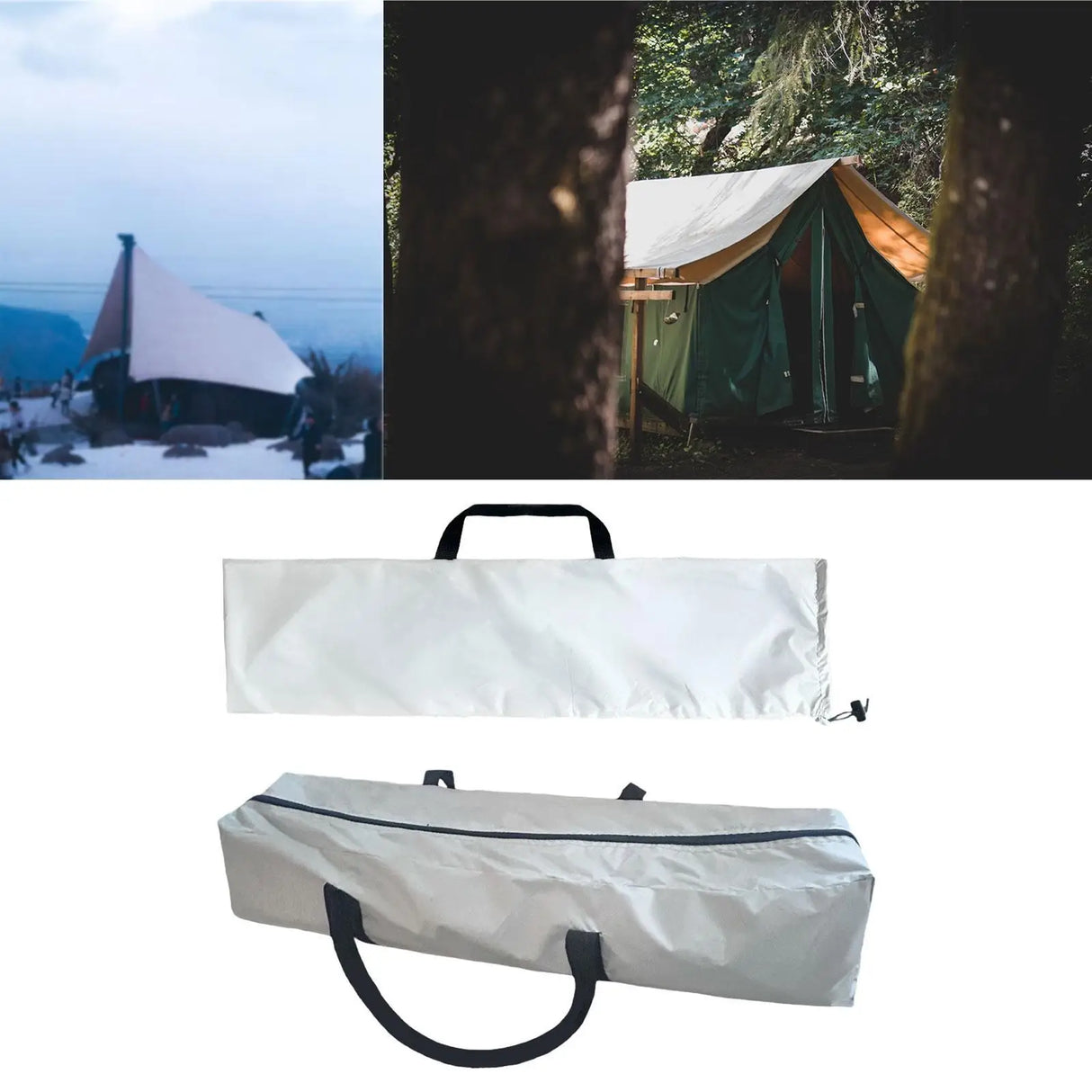 Camping Equipment Storage Bag Casual Tent Accessories Organizer Bag Carrying Case Accessory with Handle Polyester Tent Poles Bag