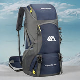 50L Travel Backpack Camping Hiking Rucksack Waterproof Outdoor Climbing Mountaineering Trekking Bag for Men Women Luggage
