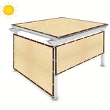 Shading Beige Sunshade Net Garden Plant Shed Shading Sail UV Protection Outdoor Pergola Sun Cover Swimming Pool Awning