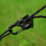 Tent Rope Tensioner Aluminum Alloy Rustproof Strong Load-bearing Lightweight Portable Tent Cord Adjuster Tent Accessories