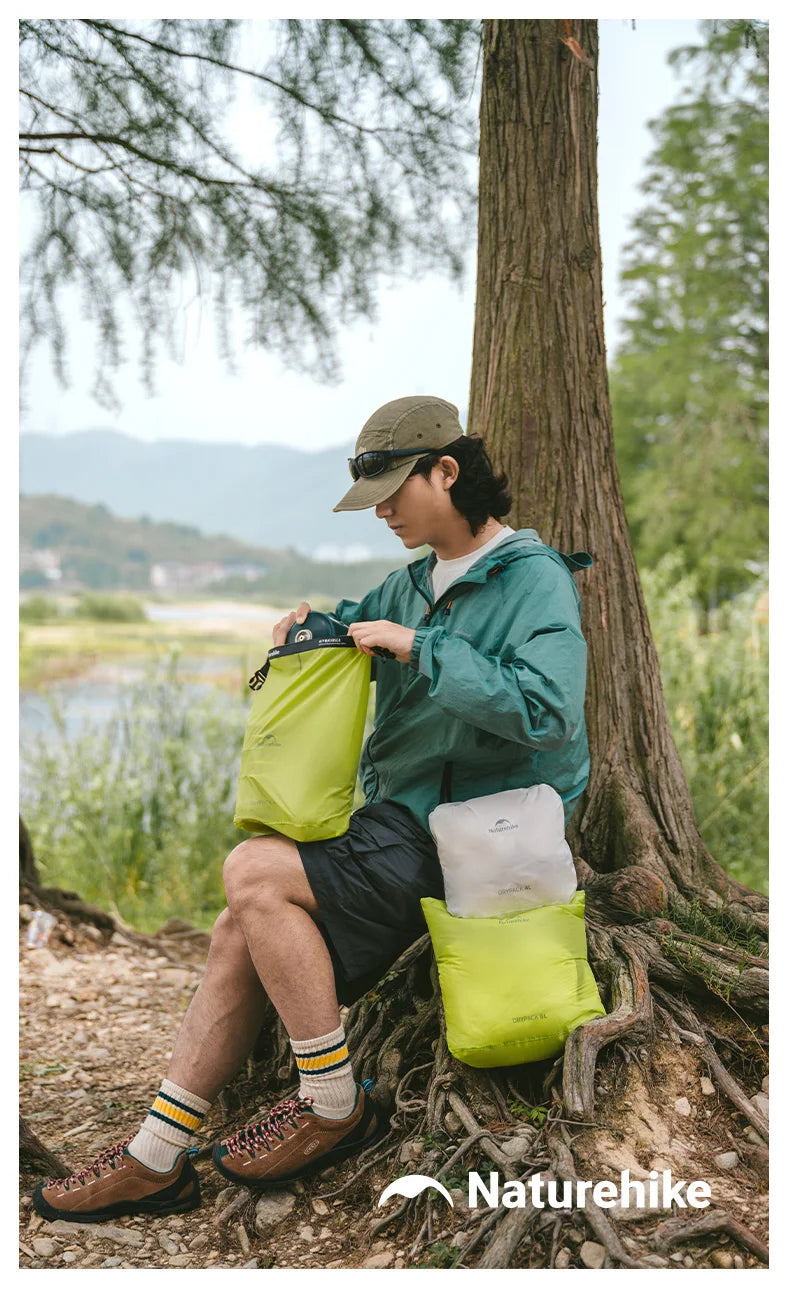 Naturehike Rolled Storage Bag Outdoor Travel Hiking Lightweight Waterproof Vacuum Compression Dispenser Bags Portable Organizer
