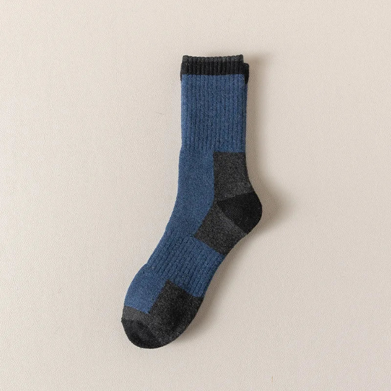 Winter Merino Wool Socks Thickened Warm Moisture Wicking Hiking Socks Men Women Thermal Breathable Durable Cycling Outdoor Socks