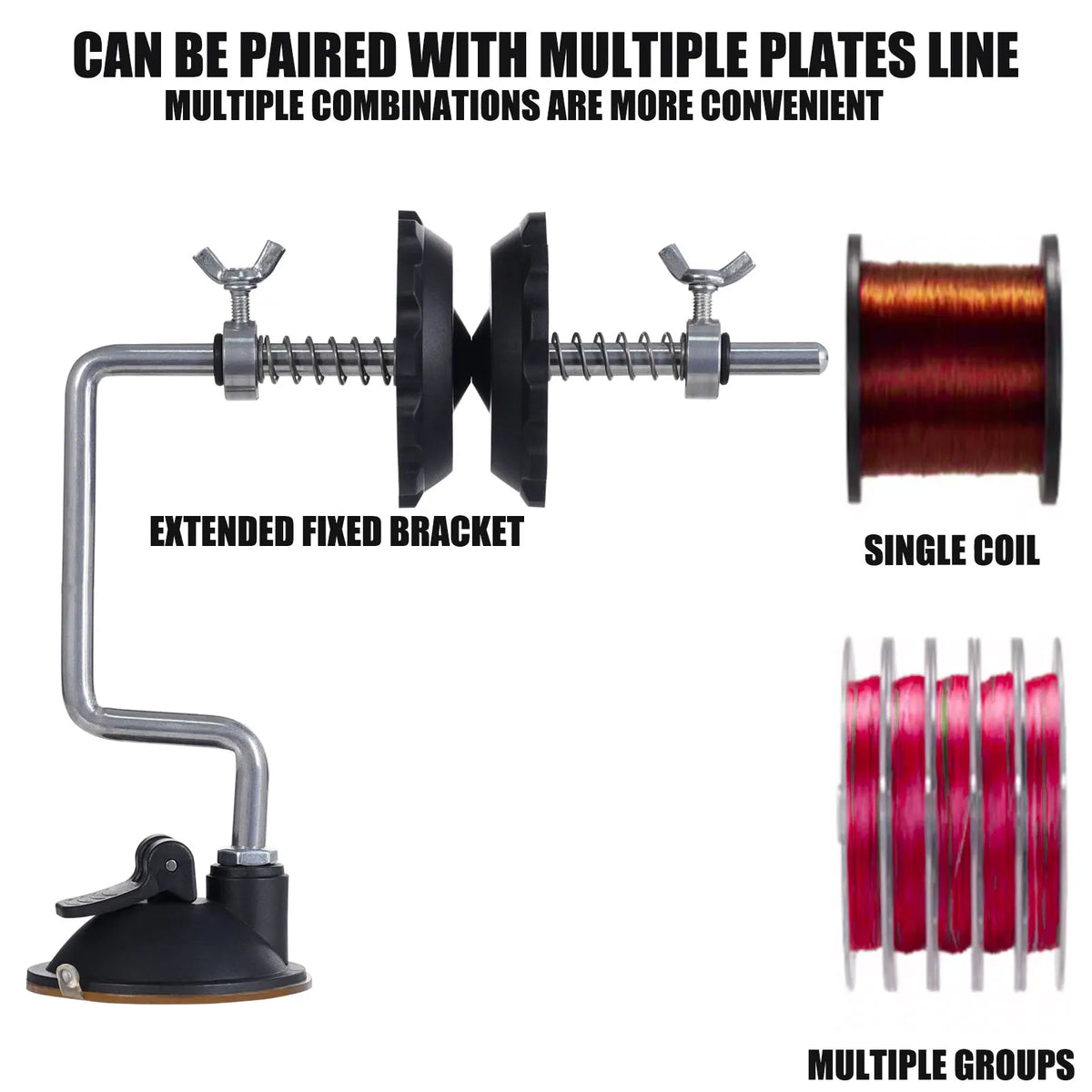 SAMOLLA Line Spooler with Vacuum Clamp