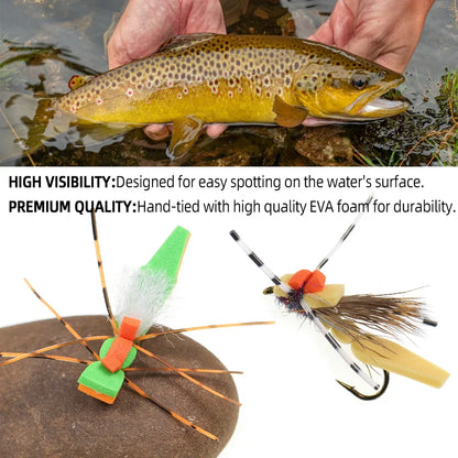 Vampfly Foam Grasshopper Hopper Flies #8