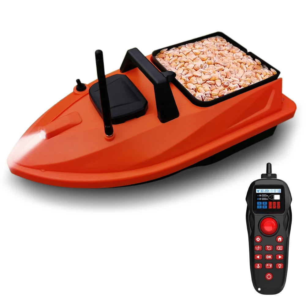 GPS Smart Bait Boat with 24 Saved Fishing Spots & Auto-Return