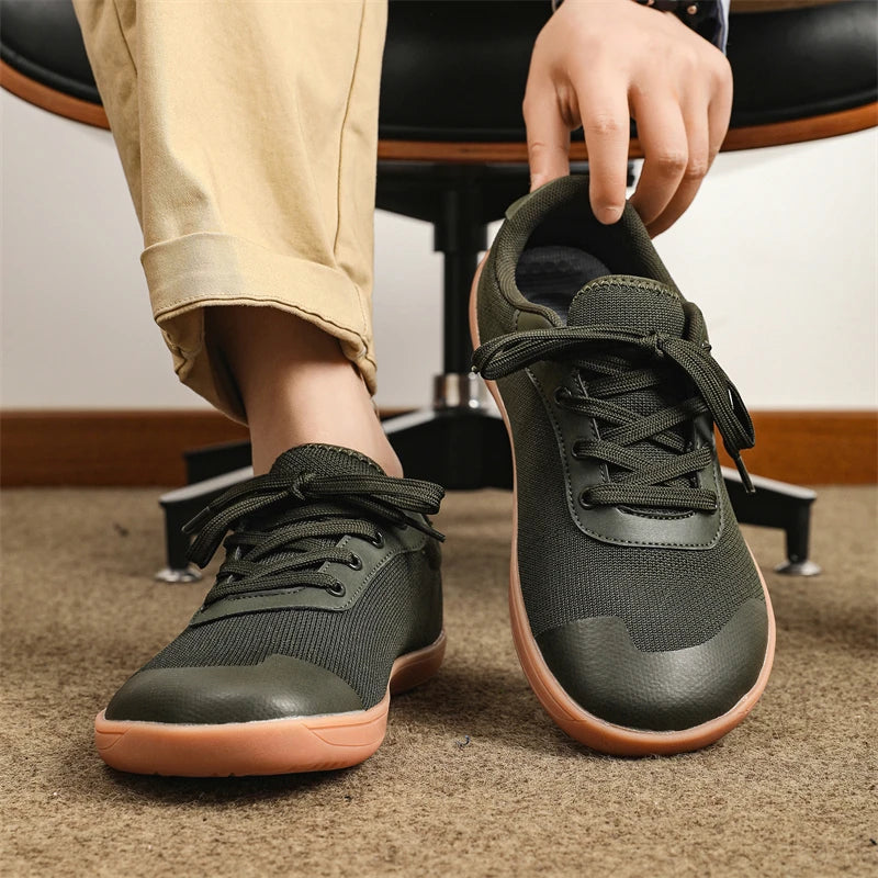 Men’s Wide Toe Box Barefoot Shoes – Minimalist Trail Walking & Breathable Sneakers (Comfortable, Non-Slip, 8889 Model)
