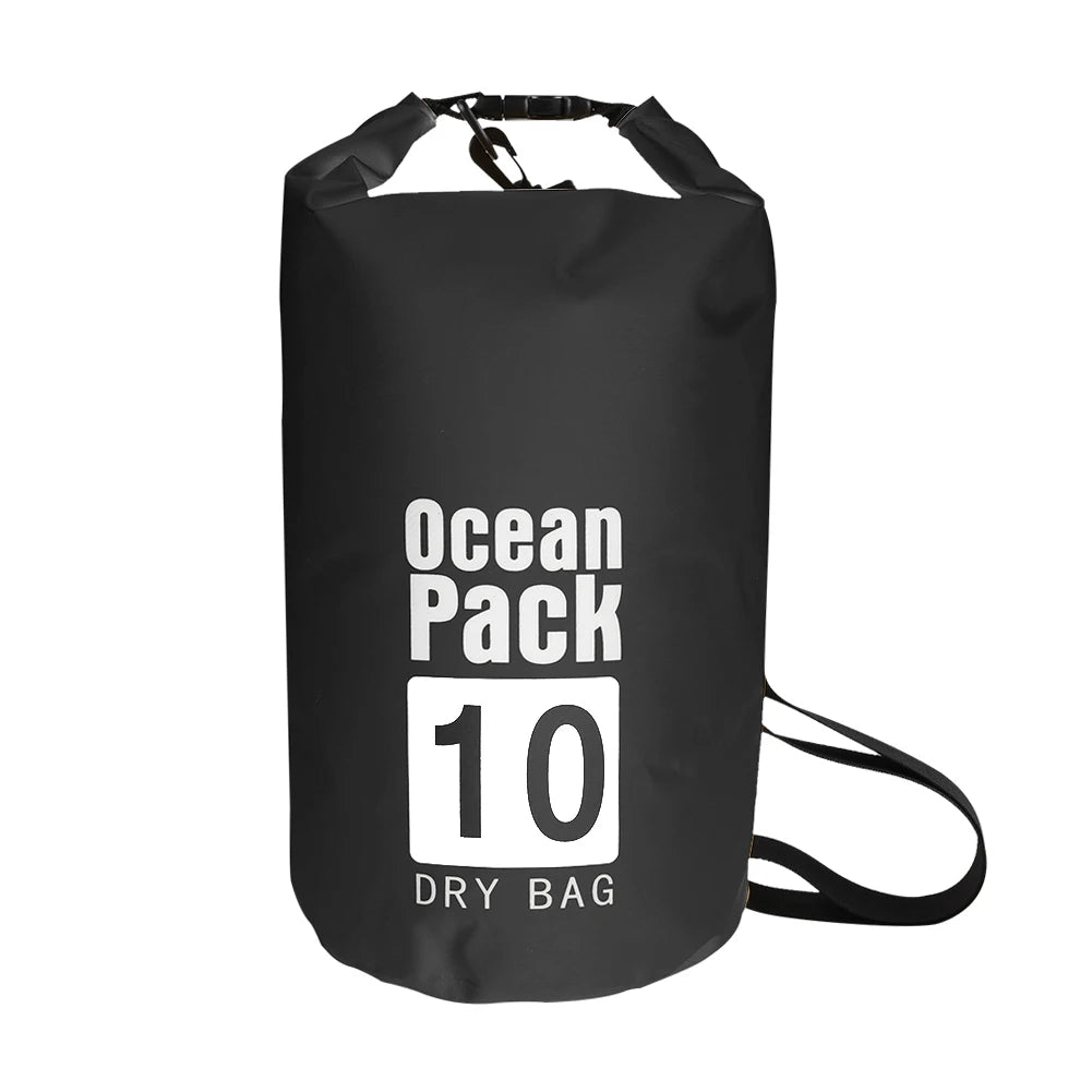 2L 3L 5L 10L 15L Waterproof Dry Bag Swimming Bag Foldable Beach Storage Pack Kayaking Rafting River Trekking Floating Water Sack