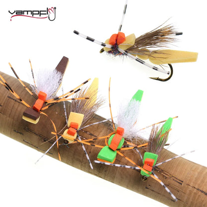 Vampfly Foam Grasshopper Hopper Flies #8